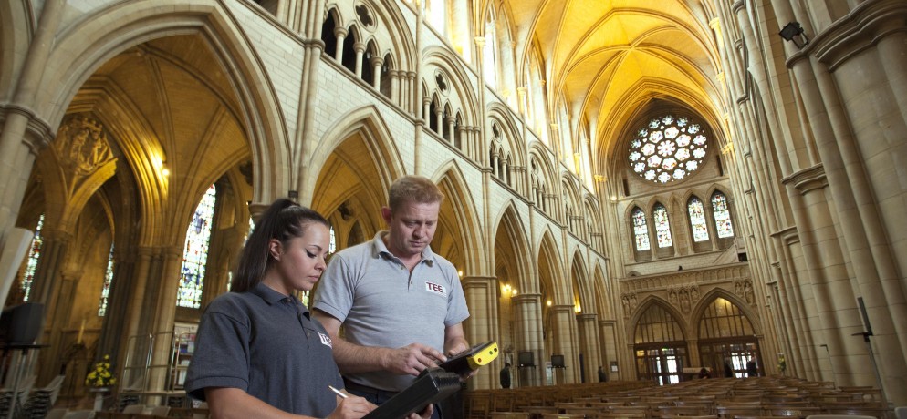 TEE Ltd maintain the electrics in Truro Cathedral